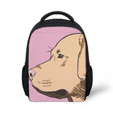 Labrador Printing Schoolbag Backpack for Kids