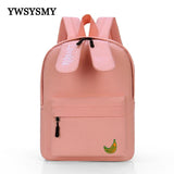 Cartoon Rabbit Backpack Girls School Bag Kindergarten Kids Waterproof