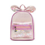 Princess Kid Backpack Transparent Sequin Mini Bag Girl Backpacks