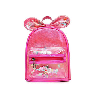 Princess Kid Backpack Transparent Sequin Mini Bag Girl Backpacks