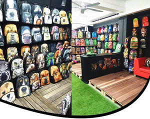 French Bulldog Print School Bags for Kids Mini Backpacks Children Kindergarten B