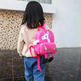 Unicorn Kindergarten School Bag Anti-lost Toddler Backpack