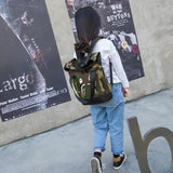 Kids Cartoon School Bag Kindergarten Canvas Backpack