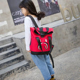 Kids Cartoon School Bag Kindergarten Canvas Backpack