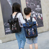 Kids Cartoon School Bag Kindergarten Canvas Backpack