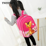 Girls School Backpack Cartoon Design Kindergarten Baby Bags