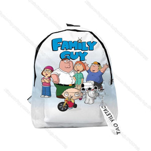 Family X Guy TV Series School Bags Peter Girls Boys Travel Bag Waterproof Mochil