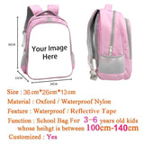 Cartoon Girl with Books School Bag 13 Inch Kids Backpack