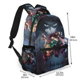 Demon Slayer Anime Backpack Kimetsu No Yaiba Student School Bag