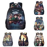 Demon Slayer Anime Backpack Kimetsu No Yaiba Student School Bag