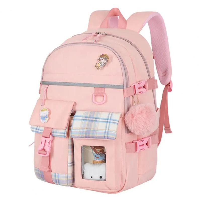 Children Backpack Plus Ball Girls Bookbag School Bag