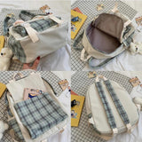 Japanese School Bags for Children Large Capacity Female Campus Student Backpack