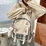 Japanese School Bags for Children Large Capacity Female Campus Student Backpack