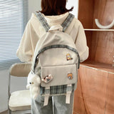 Japanese School Bags for Children Large Capacity Female Campus Student Backpack