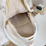 Classic Nylon Backpack Schoolbag Laptop Bookbag Teenagers Girls Boys