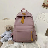 Classic Nylon Backpack Schoolbag Laptop Bookbag Teenagers Girls Boys
