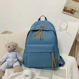 Classic Nylon Backpack Schoolbag Laptop Bookbag Teenagers Girls Boys