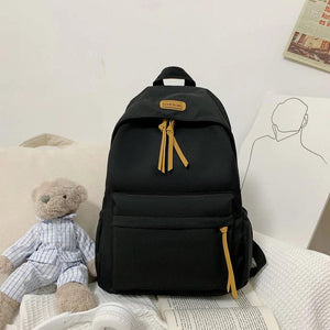 Classic Nylon Backpack Schoolbag Laptop Bookbag Teenagers Girls Boys