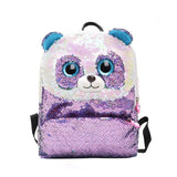 Sequin School Bag For Girls Panda Small Backpack Kids Kawayi Bags