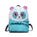 Sequin School Bag For Girls Panda Small Backpack Kids Kawayi Bags