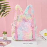 Unicorn Plush Backpack for Girls - Kids 3D Cartoon School Bag