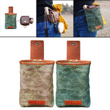 Portable Foraging Pouch Waist Bag Canvas Mushroom Berry Storage Bag