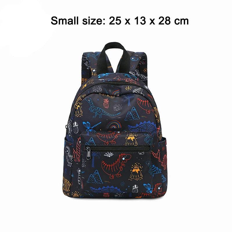 Dinosaur Print School Bags Boy Backpack for Kindergarten Children