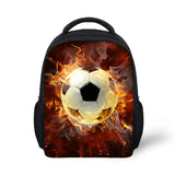 3D Ball Prints Kids School Bag - Boys Kindergarten Book Bag
