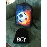 3D Ball Prints Kids School Bag - Boys Kindergarten Book Bag