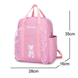 Kids Latin Ballet Bag Lace Girls Dance Backpack