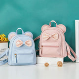 Girls Backpack for Children 1-3-5 Years Old Bowknot Kindergarten Baby Bag