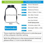 16inch School Bags for Girls Cat 3D Printing Children Bagpack