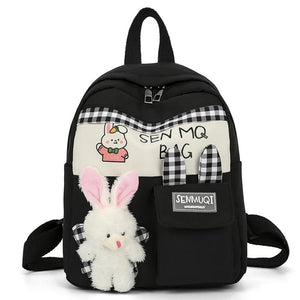 Bear Canvas School Bags for Kids Student SchoolBags