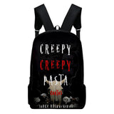 Creepypasta Merch Backpack School Bag Unisex Daypack