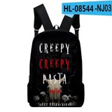 Creepypasta Merch Backpack School Bag Unisex Daypack