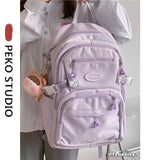 Polyester Waterproof Bag Large Capacity Travelling Bag Girl Casual Bag Teenagers