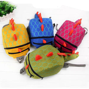 Cute Dinosaur Kids Backpack - Kindergarten School Bag