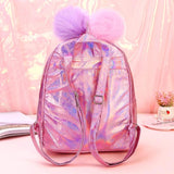 Children Backpacks Holographic PU School Backpack Large Capacity