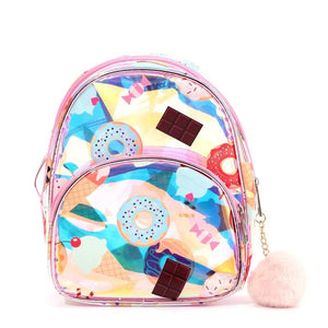 Transparent PVC Kids Backpack School Bag Kindergarden