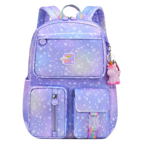 Waterproof Princess Girl Backpack School Bags for Students Big Capacity