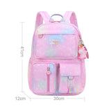 Waterproof Princess Girl Backpack School Bags for Students Big Capacity
