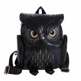 Women Owl Backpack Female PU Leather Mini Travel Handbag Rucksack Shoulder Bag