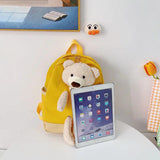 Bear Backpack for Kids 3-5 w/ Stuffed Animal, Toddler Backpack for Boys & Girls