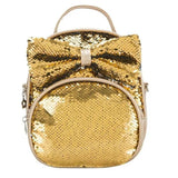 Sequin Bow Mini Dolls Backpack Children Girls Cute Kindergarten Backpack