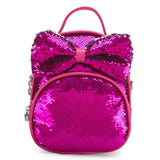 Sequin Bow Mini Dolls Backpack Children Girls Cute Kindergarten Backpack