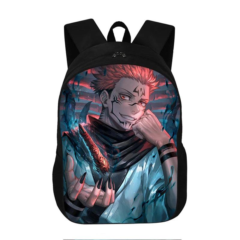 Jiu-Jitsu Yuzu Itadori Backpack Japanese Anime School Student Bag