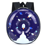 Kids Rainbow Donut Car Tyre Shape Backpack Mini Wheel Bag