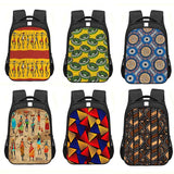 Kids Afro Woman School Backpack Bookbag