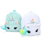 Unicorn Plush Bag Schoolbag For Boys Girls Kids Backpack Doll Bags