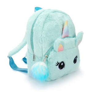 Unicorn Plush Bag Schoolbag For Boys Girls Kids Backpack Doll Bags